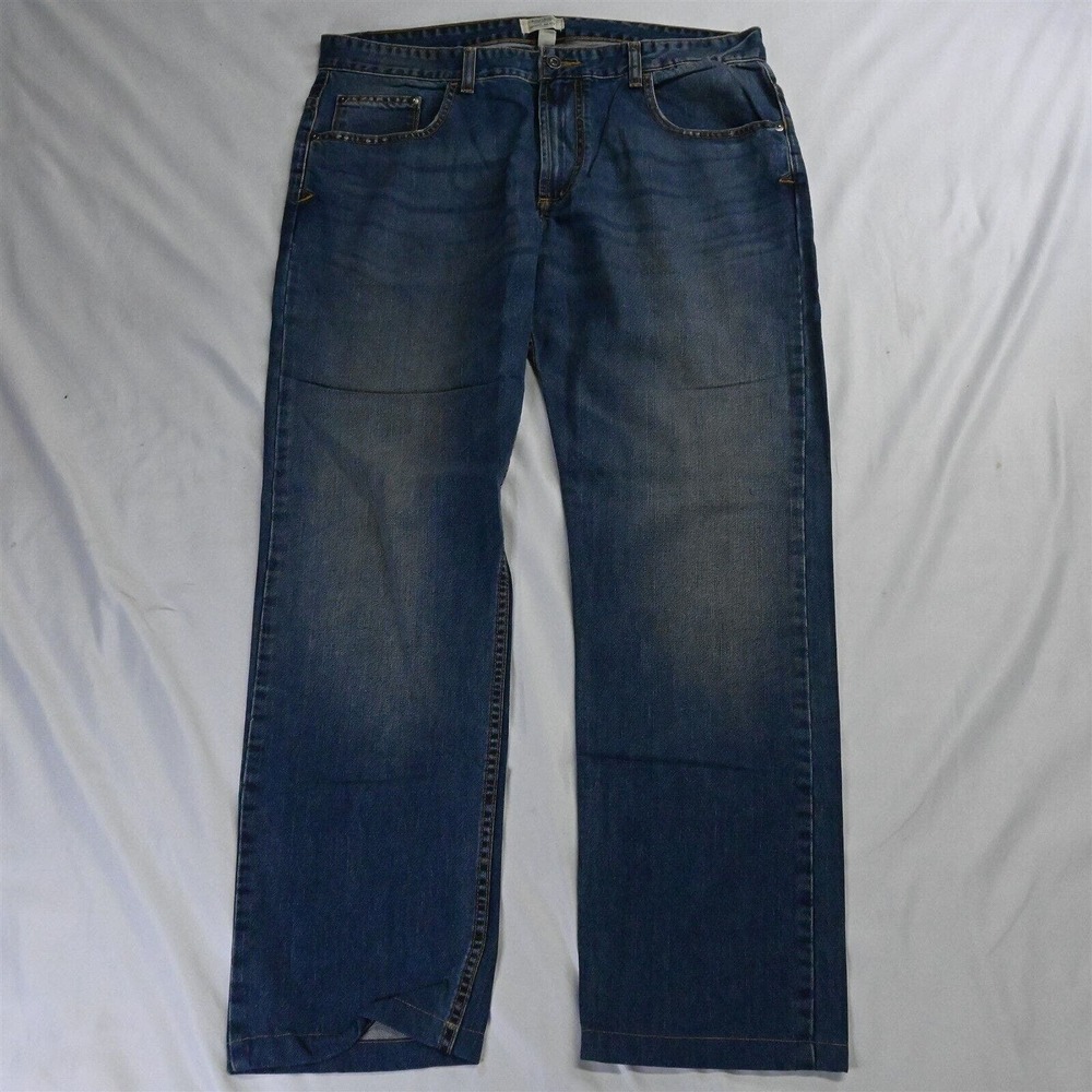 aberdeen‎ 36 x 30 Straight Light Wash Denim Jeans